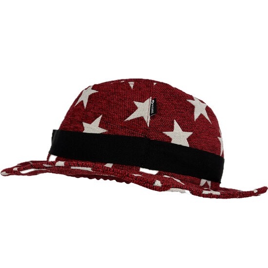Vizorz SwitchCap Fahrradhelm&uuml;berzug - Red stars classic