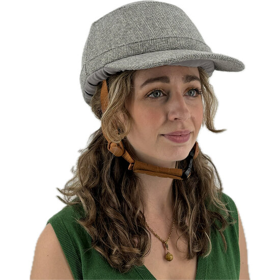 Vizorz SwitchCap Fahrradhelme - Grey woolly cap