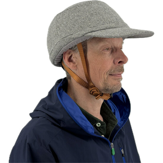 Vizorz SwitchCap Fahrradhelme - Grey woolly cap