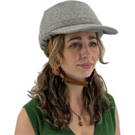 Vizorz SwitchCap Fahrradhelme - Grey woolly cap