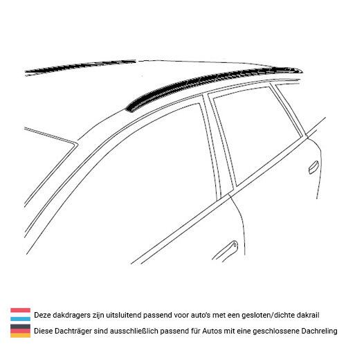 Dachtr&auml;ger Fiat Panda Cross 5-t&uuml;rig Flie&szlig;heck ab 2014