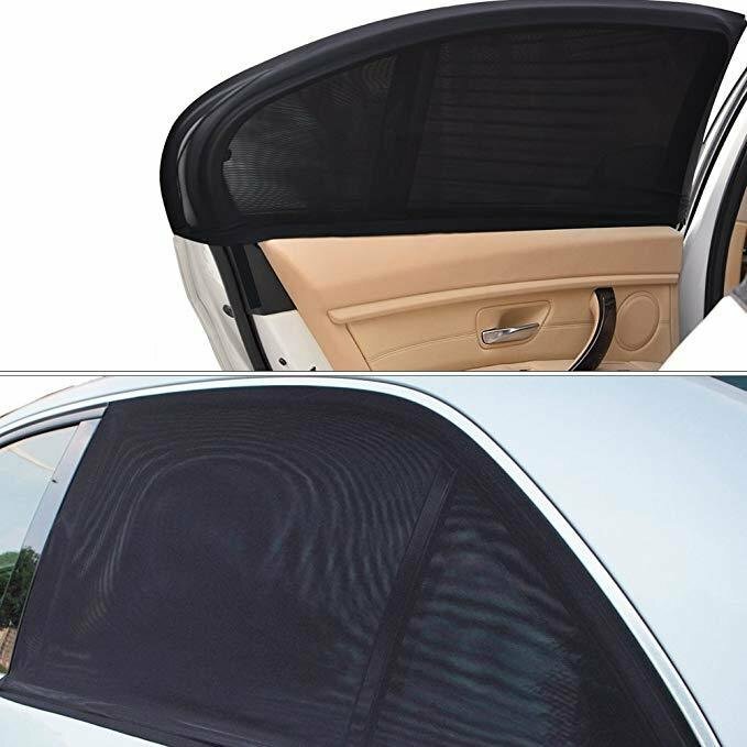 Auto-Sonnenschutz - Markisen für die Hecktüren passen 100% undurchsichtig
