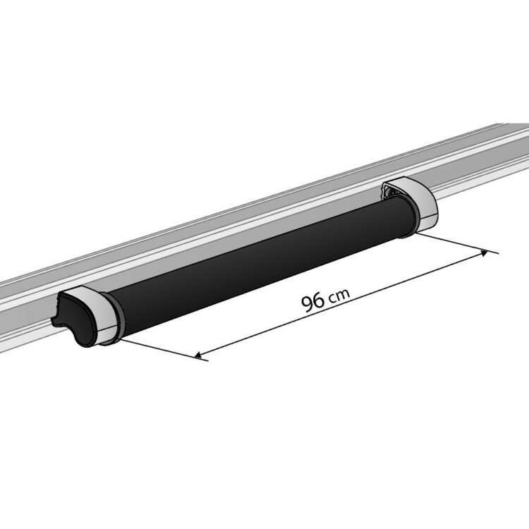 Leiterrolle Alu 96 cm f&uuml;r NORDRIVE Kargo-Plus Aluminium Dachtr&auml;ger