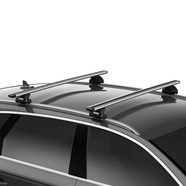 Dachträger-Querträger Turtle Air-v2, schwarze Farbe, speziell für AUDI Q7  (4M) SUV 16