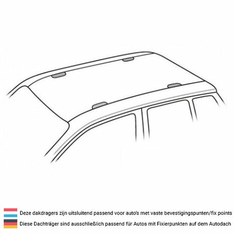 Dachtr&auml;ger Opel Corsa / Vita (D) 3-t&uuml;rig Flie&szlig;heck 2006 - 2010