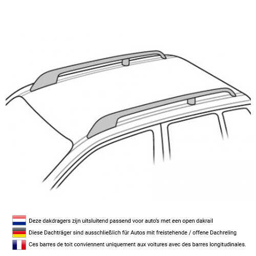 2 Stück Auto Dachträger Querstangen für Suzuki Ignis 2016-2020,  Relingträger Dachgepäckträger und Dachboxen LastenträGer ZubehöR :  : Auto & Motorrad