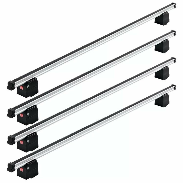 Dachtr&auml;ger Nissan NV400 L1-L2-L3-L4/H1-H2 ab 01/2012 4er-Set aluminium