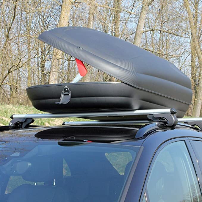 Dachbox Artplast 320 Liter + Dachtr&auml;ger Peugeot 208 5 T&uuml;rer Flie&szlig;heck 2015 - 2019
