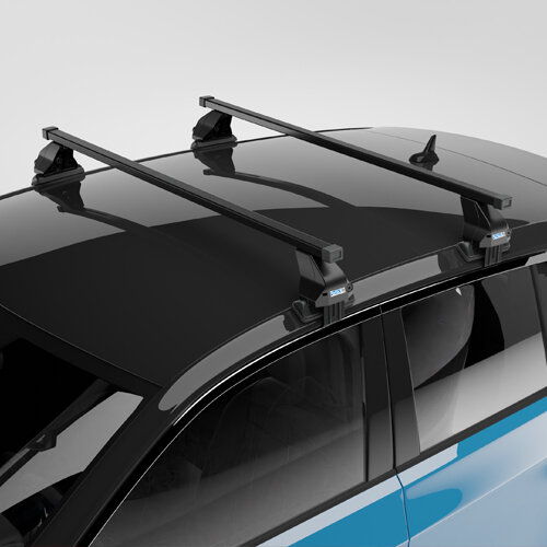 Dachbox Artplast 320 Liter + Dachtr&auml;ger Hyundai i10 5 T&uuml;rer Flie&szlig;heck 2013 - 2017