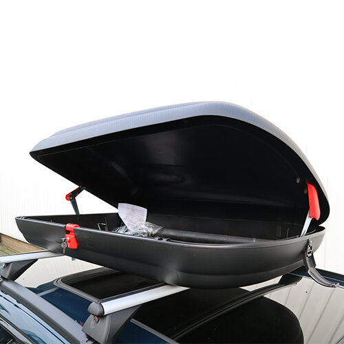 Dachbox Artplast 320 Liter + Dachtr&auml;ger Nissan Micra 5 T&uuml;rer Flie&szlig;heck ab 2017