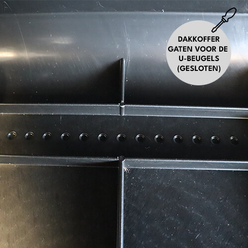 Dachbox Artplast 320 Liter + Dachtr&auml;ger Opel Combo Lieferwagen 2014 - 2018