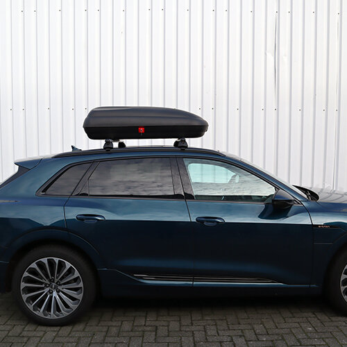 Dachbox ArtPlast 320 Liter + Dachtr&auml;ger Audi A3 Sportback (8V) 5-t&uuml;rig Flie&szlig;heck 2013 - 2020