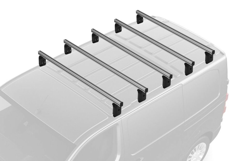 Dachtr&auml;ger Ford Transit II Connect - L2 ab 2013 5er-Set aluminium aluminium