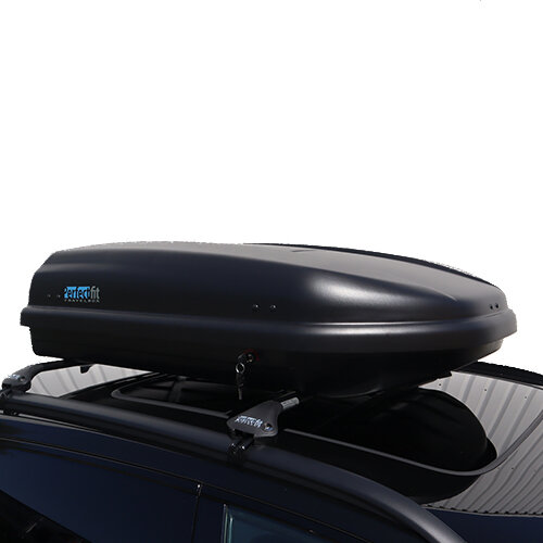 Dachbox PerfectFit 400 Liter + Dachtr&auml;ger Jaguar XF Sport Brake SW (X250) Kombi ab 2008
