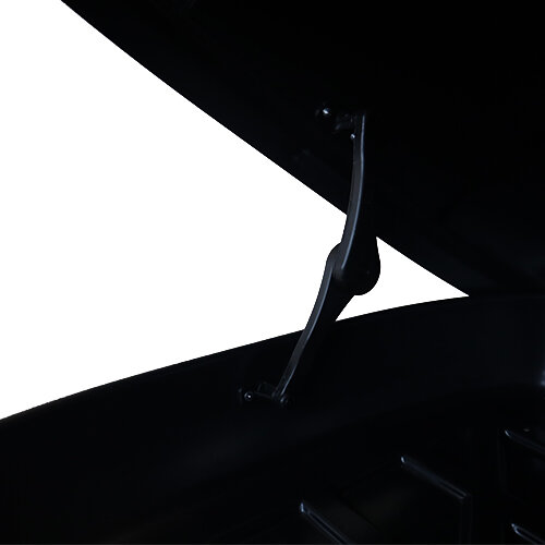 Dachbox PerfectFit 400 Liter + Dachtr&auml;ger Peugeot 208 5 T&uuml;rer Flie&szlig;heck 2015 - 2019