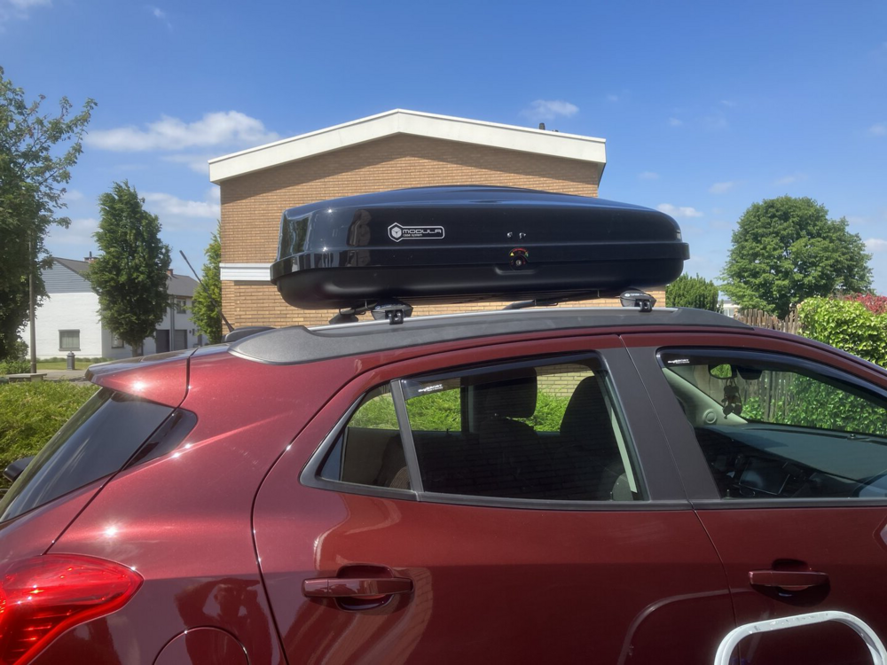 Dachbox Modula Ciao 310 Liter + Dachtr&auml;ger Audi E-Tron SUV ab 2019