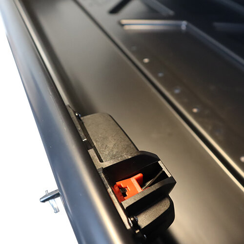 Dachbox PerfectFit 400 Liter + dachtr&auml;ger Ford S-Max ab 2015 f&uuml;r Geschlossene aufliegende Dachreling