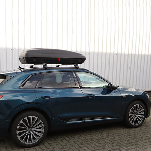 Dachbox ArtPlast 400 liter anthrazit/carbon + dachtr&auml;ger Bmw 3er Touring (F31) 2012 - 2019 f&uuml;r Geschlossene aufliegende Dachr