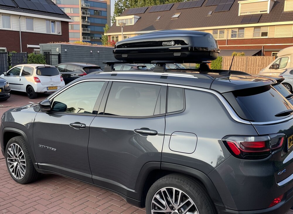 Dachbox Modula Ciao 310 Liter + Dachtr&auml;ger Dacia Lodgy SUV ab 2012