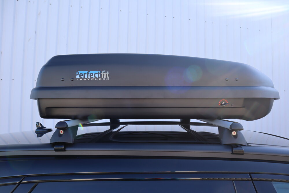 Dachbox PerfectFit 400 Liter + Dachtr&auml;ger Fiat Panda 4x4 (319) 5-t&uuml;rig Flie&szlig;heck ab 2012
