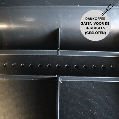 Dachbox ArtPlast 320 Liter + dachtr&auml;ger Fiat Panda 3-t&uuml;rig Flie&szlig;heck 1983 - 2002
