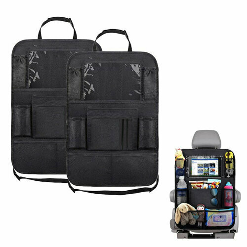 Autositz-Organizer mit integriertem Tablet-Halter &ndash; Set von 2