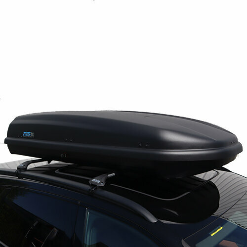 PerfectFit Dachbox 500 Liter + PerfectFit Dachtr&auml;ger Jaguar E-Pace ab 2018