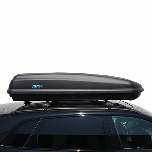 PerfectFit Dachbox 500 Liter + PerfectFit Dachtr&auml;ger Porsche Cayenne ab 2018