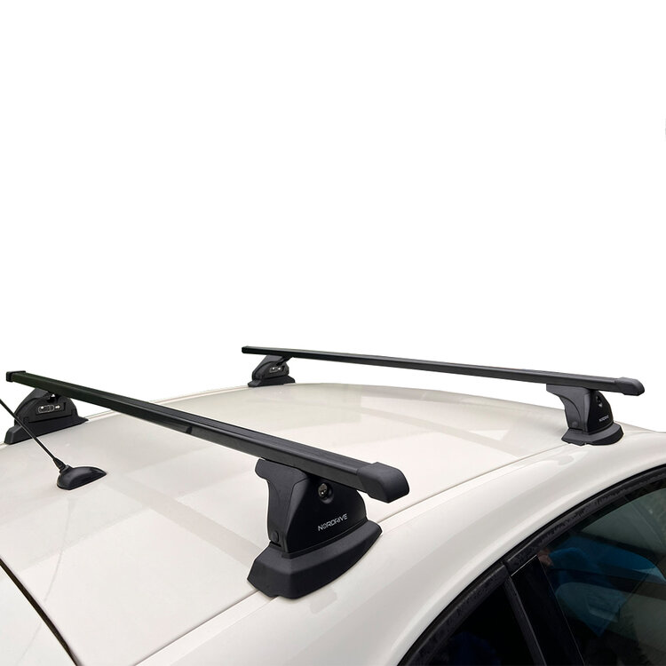PerfectFit Dachbox 400 Liter + Nordrive Dachtr&auml;ger Saab 9-3 Sport Sedan 07/2005 - 06/2012