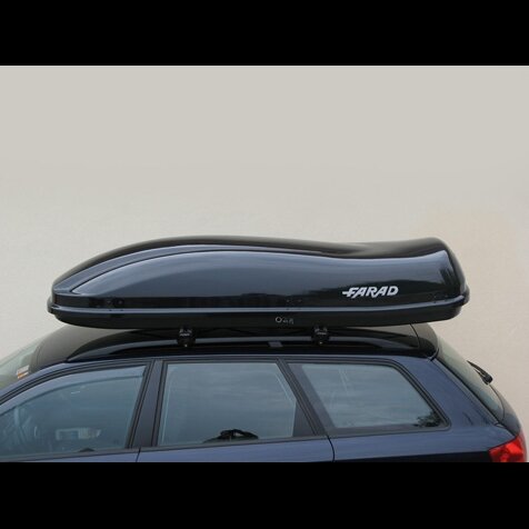 Farad Dachbox Marlin N11 530 Liter - Hochglanz Schwarz