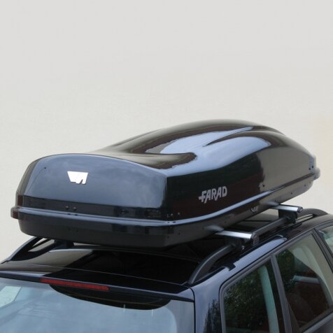Farad Dachbox Marlin N11 530 Liter - Hochglanz Schwarz