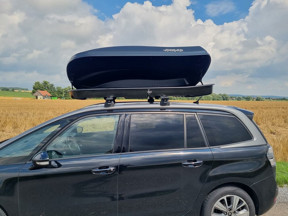 Farad Dachbox Marlin N7 680 Liter - Hochglanz Schwarz