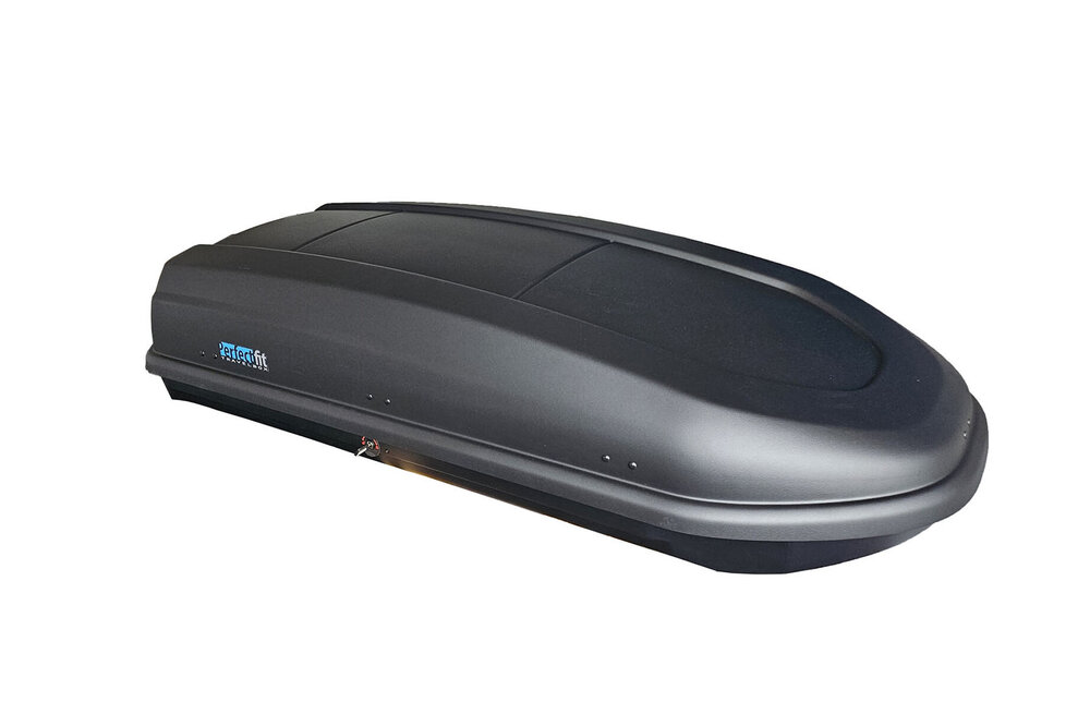 PerfectFit Dachbox 440 Liter + Nordrive Dachtr&auml;ger Ford Galaxy - Met T-track MPV 09/2006 - 03/2010