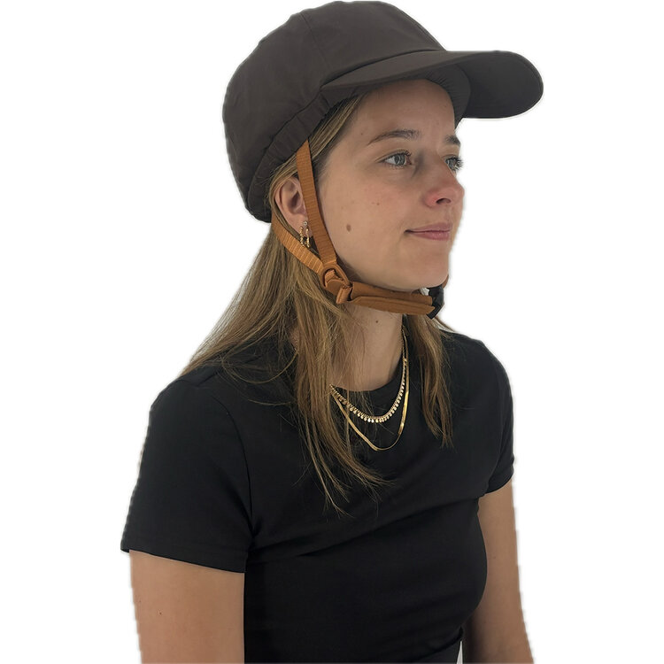 Vizorz SwitchCap Fahrradhelme - Brown base cap