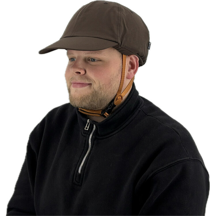 Vizorz SwitchCap Fahrradhelme - Brown base cap