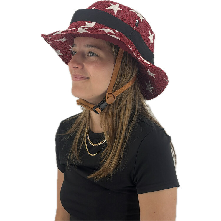 Vizorz SwitchCap Fahrradhelme - Red stars classic