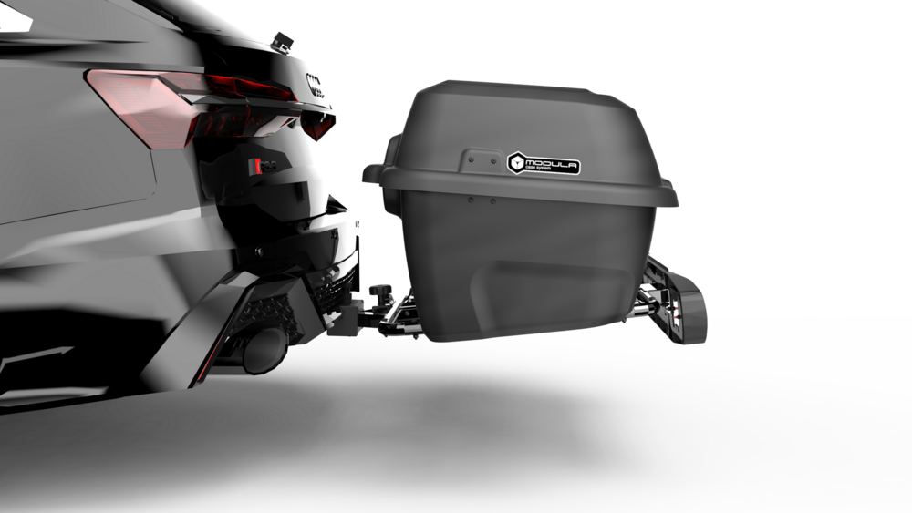 Modula Recargo Heckbox Anh&auml;ngerkupplung Anthrazit/Schwarz