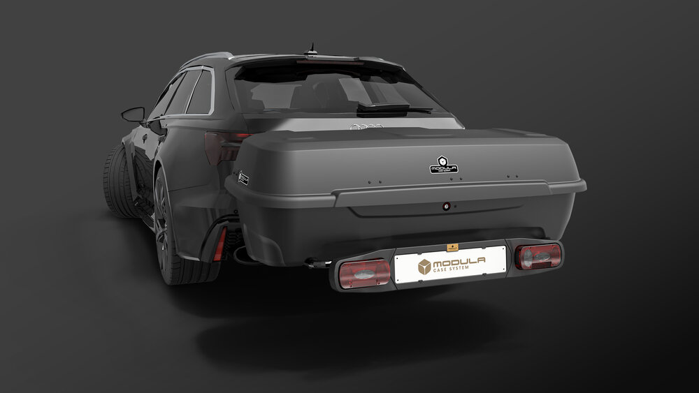 Modula Recargo Heckbox Anh&auml;ngerkupplung Anthrazit/Schwarz
