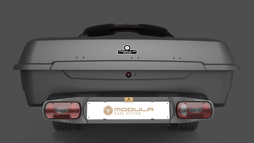 Modula Recargo Heckbox Anh&auml;ngerkupplung Anthrazit/Schwarz