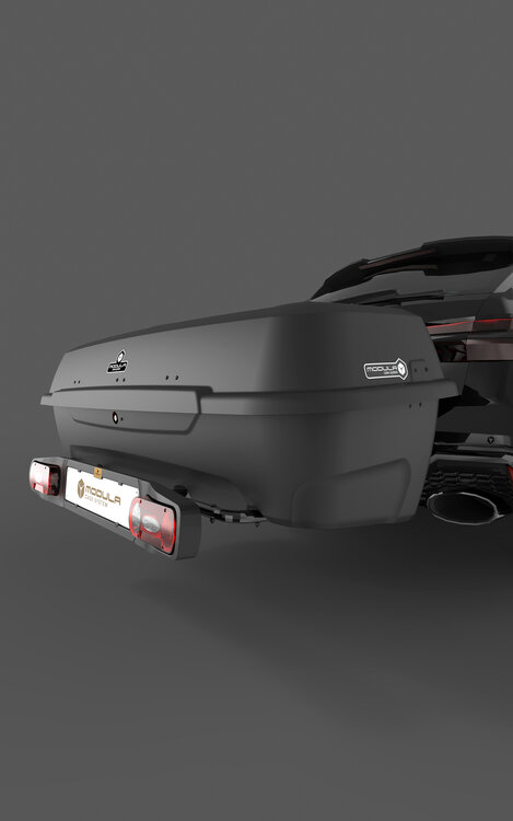Modula Recargo Heckbox Anh&auml;ngerkupplung Anthrazit/Schwarz