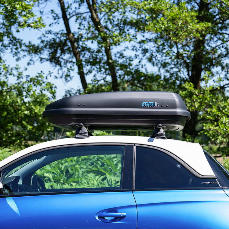 Dachbox PerfectFit 400 Liter + dachtr&auml;ger Mazda 626 Kombi 1998 - 2002