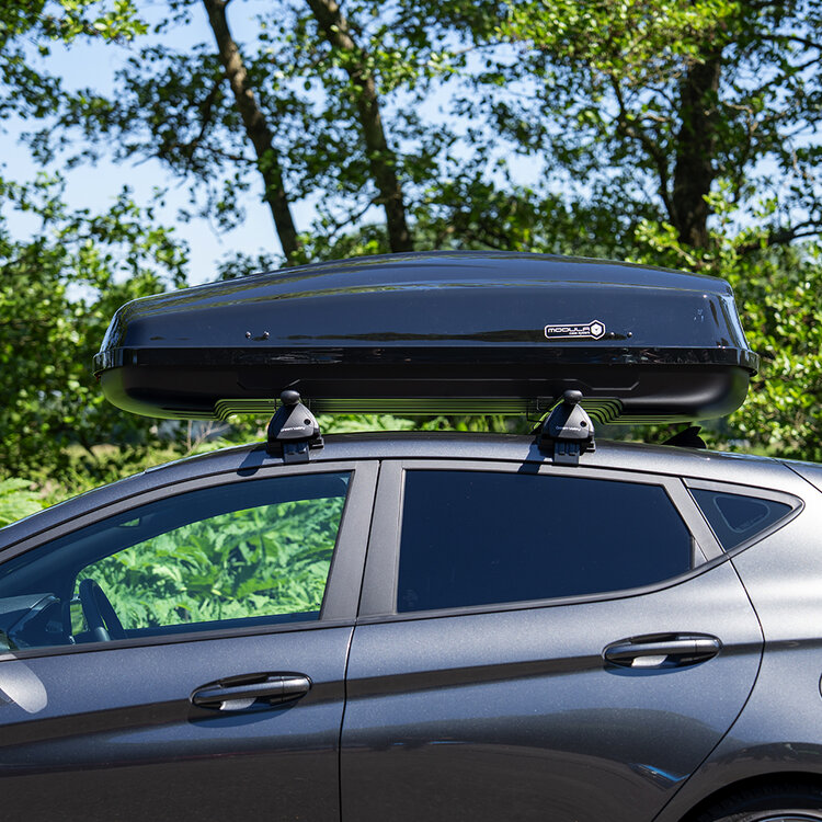 Modula Dachbox Ciao 430 Liter - Hochglanz schwarz