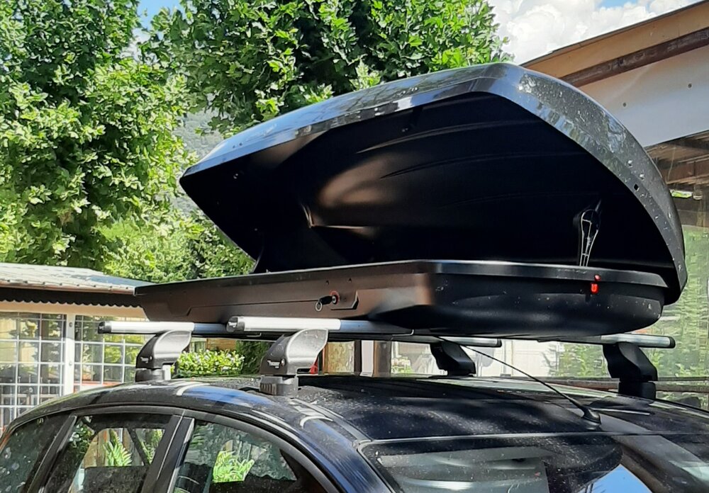 Modula Dachbox Ciao 430 Liter - Hochglanz schwarz