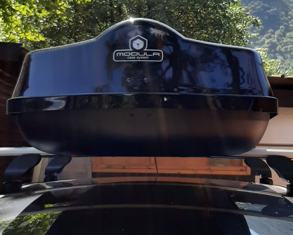 Modula Dachbox Ciao 430 Liter - Hochglanz schwarz