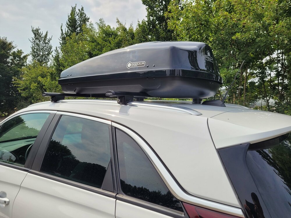 Modula Dachbox Ciao 340 Liter - Hochglanz schwarz