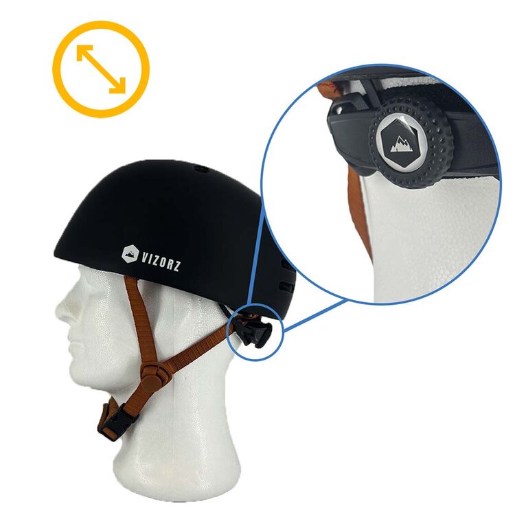Vizorz SwitchCap Fahrradhelme - Blue sunny classic