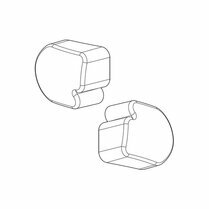 2 x Abschlusskappe Nordrive  f&uuml;r Aluminium  Tr&auml;ger