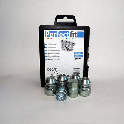 Radschloss/Felgensicherung speziell f&uuml;r Jeep Commander ab 05/2006 Komplette-Set