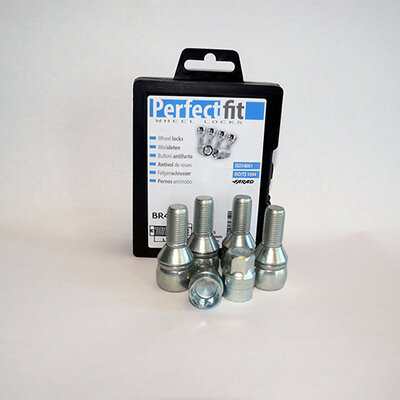 Radschloss/Felgensicherung speziell f&uuml;r Renault Megane RS ab 2006 Komplette-Set