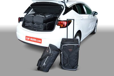 Carbags Reisetaschenset Opel Astra K 5-t&uuml;rig Flie&szlig;heck 2015 - 2021